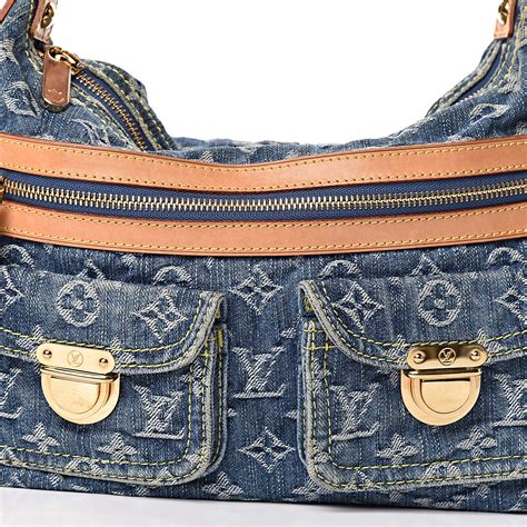 tote louis vuitton denim bag|louis vuitton monogram denim baggy.